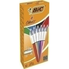 COMPRAR BOLIGRAFO 4 COL.BIC SHINE SURT.