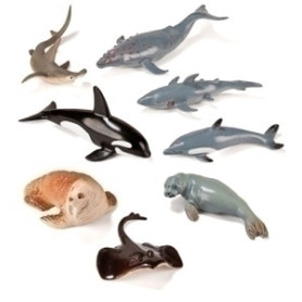 COMPRAR BOTE  8 FIG.ANIMALES MARINOS