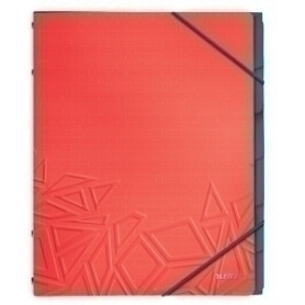 COMPRAR CARP.CLASIF.LEITZ A4 PP 6 SEP.ROJO
