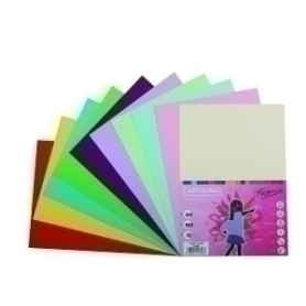 COMPRAR CARTULINA A4 FABRISA 180g SURTIDO P/10