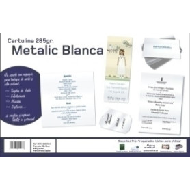 COMPRAR CARTULINA METAL.32x45 YOSAN BLANCO IRIDI