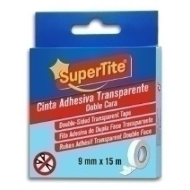 COMPRAR CINTA DOBLE CARA SUPERTITE 15mx9mm TRANS