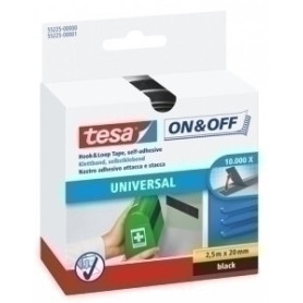 COMPRAR CINTA VELCRO TESA ON&OFF 2,5x20 NEGRO