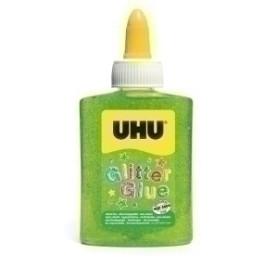 COMPRAR COLA GLITTER GLUE UHU B/88 ml VERDE