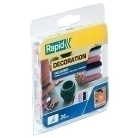 COMPRAR COLA TERMOFUSIBLE BARRA RAPID B/36 SURT.