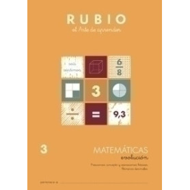 COMPRAR CUADERNO RUBIO A4 MATEMATIC. EVOLUCION 3