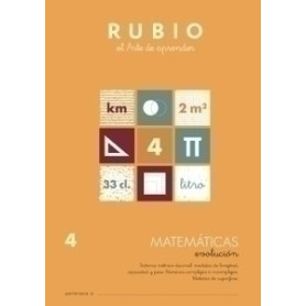 COMPRAR CUADERNO RUBIO A4 MATEMATIC. EVOLUCION 4