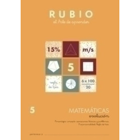 COMPRAR CUADERNO RUBIO A4 MATEMATIC. EVOLUCION 5