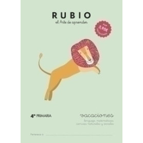 COMPRAR CUADERNO RUBIO A4 VACACIONES 4º PRIMARIA
