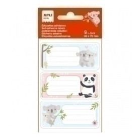 COMPRAR ETIQUETA ESCOLAR APLI 75x35 KOALAS B/9