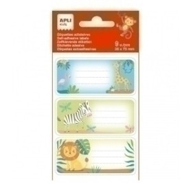 COMPRAR ETIQUETA ESCOLAR APLI 75x35 SAVANA B/9