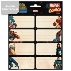COMPRAR ETIQUETA ESCOLAR ERIK 15,8x20 MARVEL