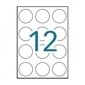 COMPRAR ETIQ.IMP.APLI 01244 100h A4 REDONDA Ø60