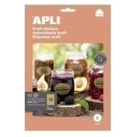 COMPRAR ETIQUETAS ADH.IMPR.APLI KRAFT 63x42 C/10