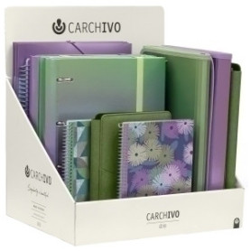 COMPRAR EXPOSITOR CARCHIVO CAP. VERDE/MALVA 18