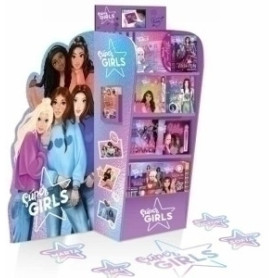COMPRAR EXPOSITOR  CON PANTALLA  SUPER GIRLS