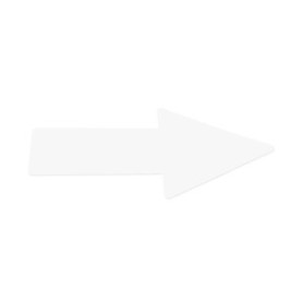 COMPRAR FLECHA ADHESIVA SUELO 5x20 BLANCO B/10
