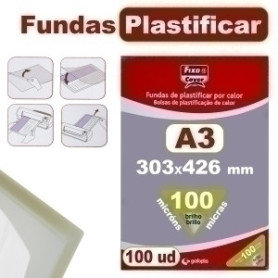 COMPRAR FUNDA PLASTIF. FIXO A3 100µ P/100