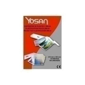 COMPRAR FUNDA PLASTIF. YOSAN A4 125µ P/100