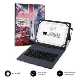 COMPRAR FUNDA TABLET SUBBLIM USB 10,1" ENGLAND