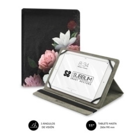 COMPRAR FUNDA TABLET SUBBLIM TRENDY  ROSAS 11"