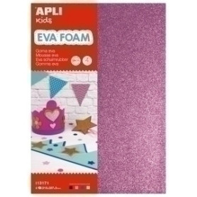COMPRAR GOMA EVA  APLI HOJA 20x30 PURPUR.4 hj