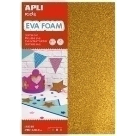 COMPRAR GOMA EVA  APLI HOJA 20x30 PURPUR.4 hj
