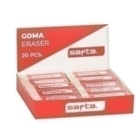 COMPRAR GOMA BORRAR SAFTA PVC EXP.20