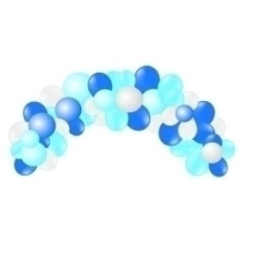 COMPRAR GUIRNALDA VIVALLOONS COLORES PASTEL AZUL