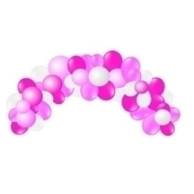 COMPRAR GUIRNALDA VIVALLOONS COLORES PASTEL ROSA