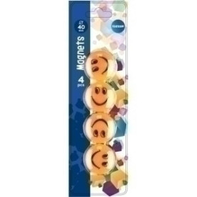 COMPRAR IMANES REDONDOS CENTRUM 40 mm SMILE B/4