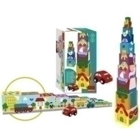 COMPRAR JUEGO EDUC. GOULA CUBOS APILABLES COCHE