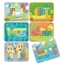 COMPRAR JUEGO MINILAND SUPERPEGS ANIMALES P/6