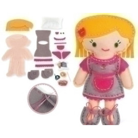 COMPRAR KIT MANU. COSE TU MUÑECA BIBI FUCSIA