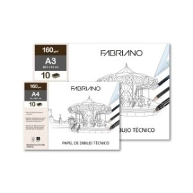 COMPRAR LAM.DIB.FABRIANO LINEAL A3 M-PK 10h LISO
