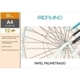 COMPRAR LAMINA FABRIANO MILIMETRADO M.PK 12 A4