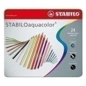 COMPRAR LAPICES ACLB.STABILO AQUACOLOR e.MET.24