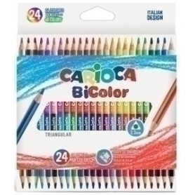 COMPRAR LAPICES CARIOCA DUO TRIANGULAR C/24