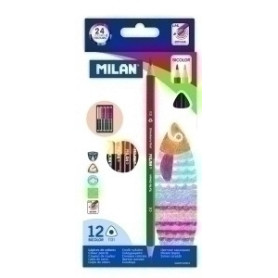 COMPRAR LAPICES MILAN BICOLOR CAJA DE 12