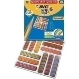 COMPRAR LAPICES COLOR BIC TROPICOLORS 2 C/216