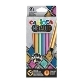 COMPRAR LAPICES COLOR CARIOCA METALLIC CAJA de 6