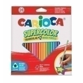 COMPRAR LAPICES COLOR CARIOCA SUPERC.TRI. C/24