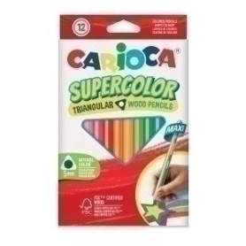 COMPRAR LAPICES COLOR CARIOCA SUPE.MAX.TRI. C/12