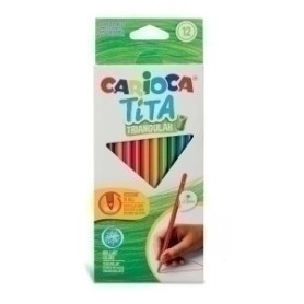 COMPRAR LAPICES COLOR CARIOCA TITA TRI. est.12