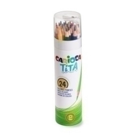 COMPRAR LAPICES COLOR CARIOCA TITA TUBE B/24