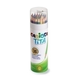 COMPRAR LAPICES COLOR CARIOCA TITA TUBE B/36