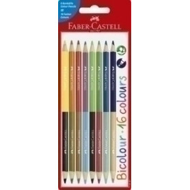COMPRAR LAPICES COLOR FABER BICOLOR est. 8