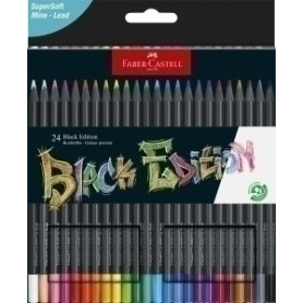 COMPRAR LAPICES COLOR FABER-CASTELL BLACK est.24