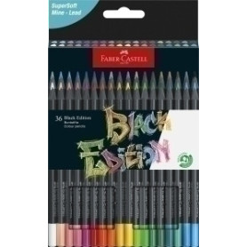 COMPRAR LAPICES COLOR FABER-CASTELL BLACK est.36