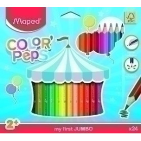 COMPRAR LAPICES COLOR MAPED COLOR PEPS JUMBO 24